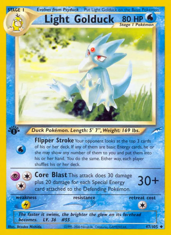 Light Golduck — Neo Destiny 47/105