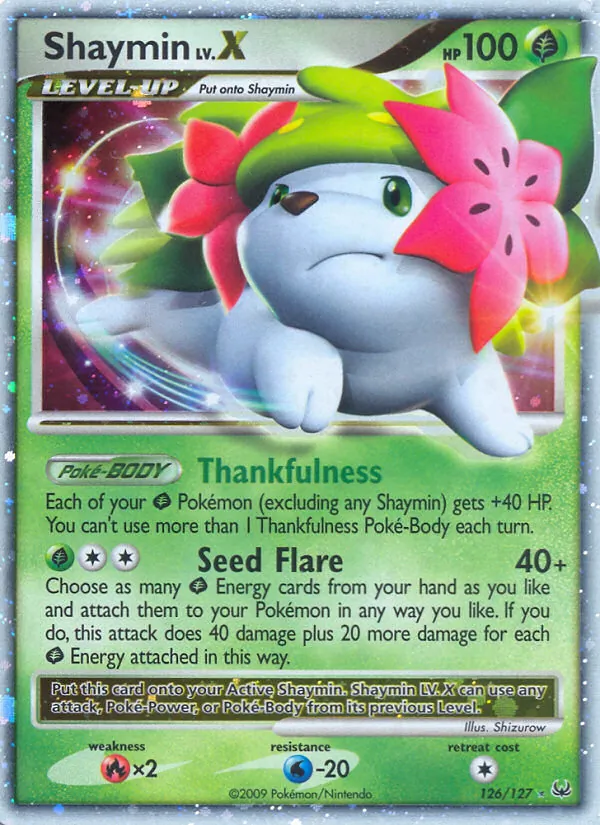 Shaymin LV.X — Platinum 126/127