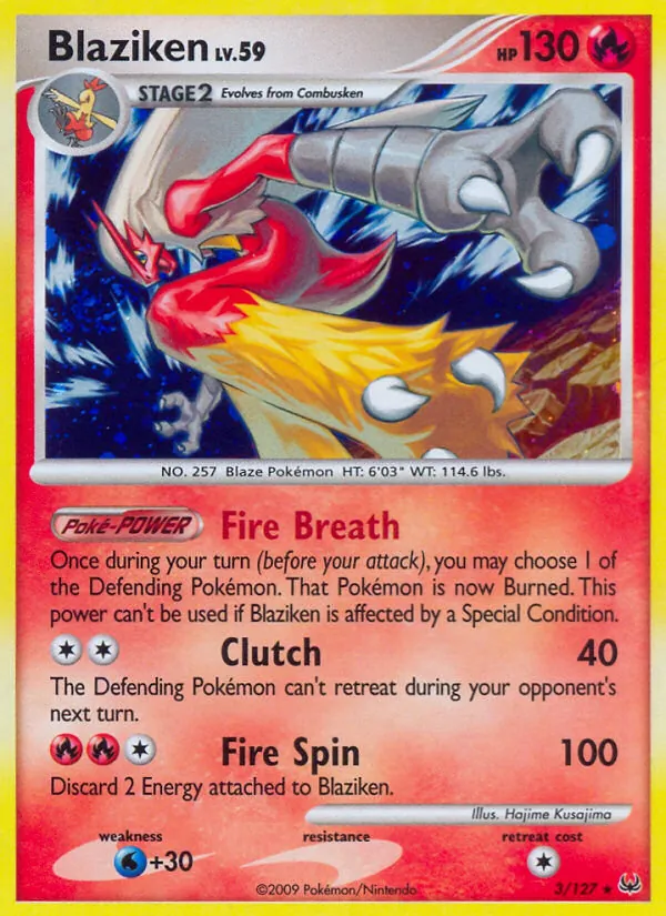 Blaziken — Platinum 3/127