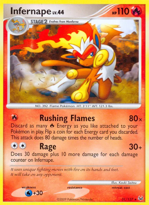 Infernape — Platinum 31/127