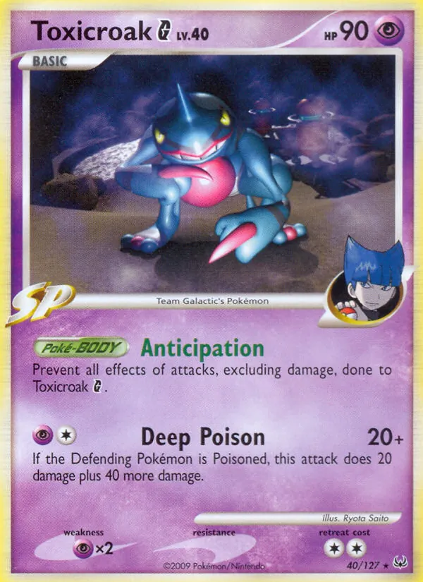 Toxicroak G — Platinum 40/127