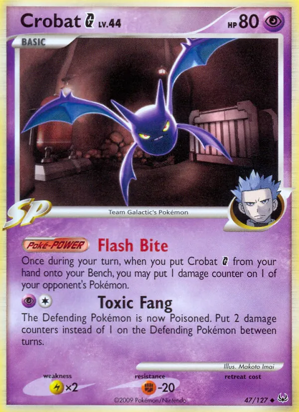 Crobat G — Platinum 47/127