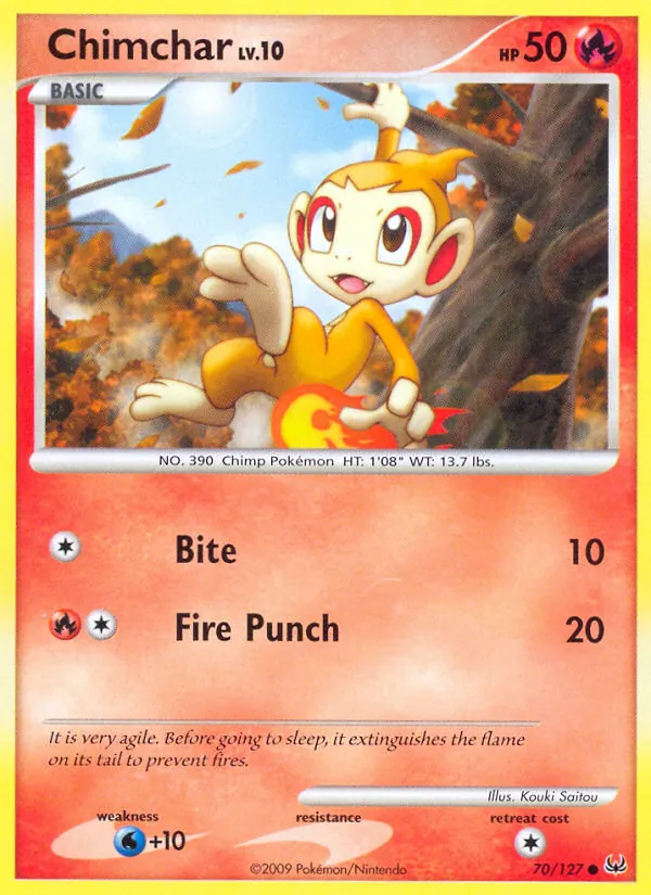 Chimchar — Platinum 70/127