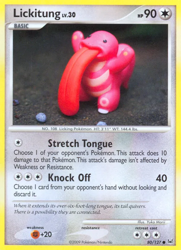 Lickitung — Platinum 80/127