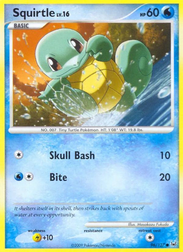 Squirtle — Platinum 96/127
