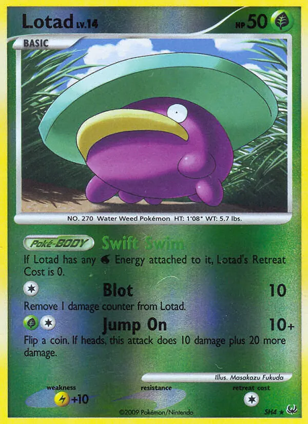 Lotad — Platinum SH4/127