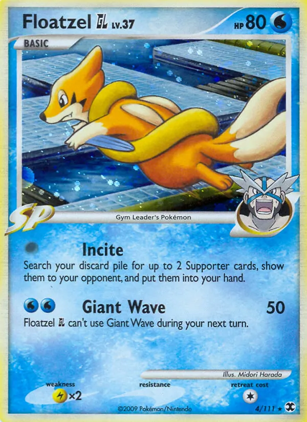 Floatzel GL — Rising Rivals 4/111