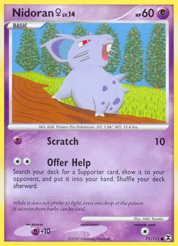Nidoran♀ Niv. 14 — Rivaux Émergeants 71/111