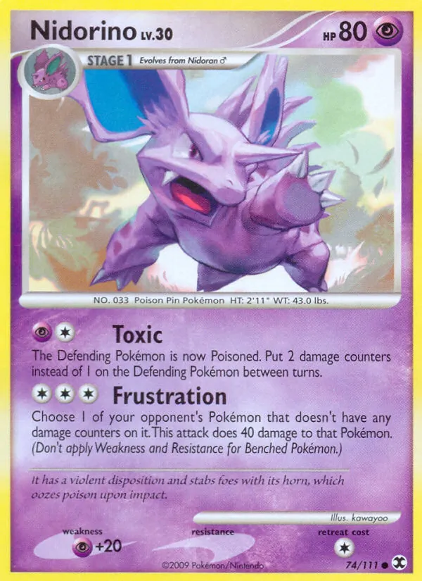 Nidorino — Rising Rivals 74/111