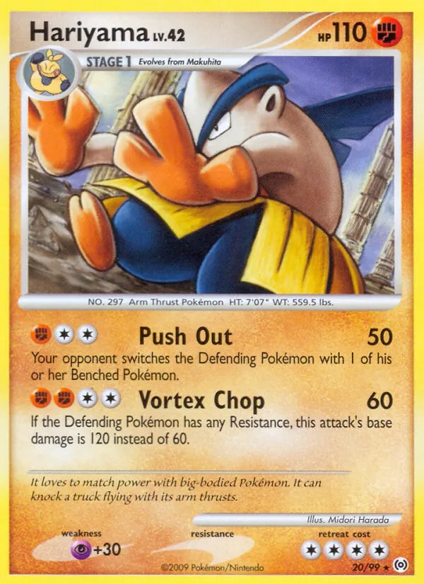 Hariyama — Arceus 20/99