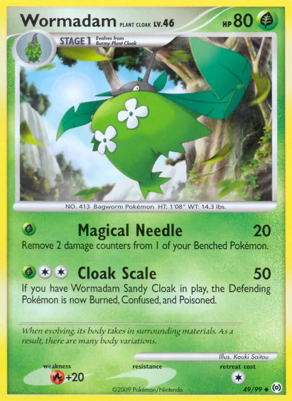 Wormadam Plant Cloak — Arceus 49/99