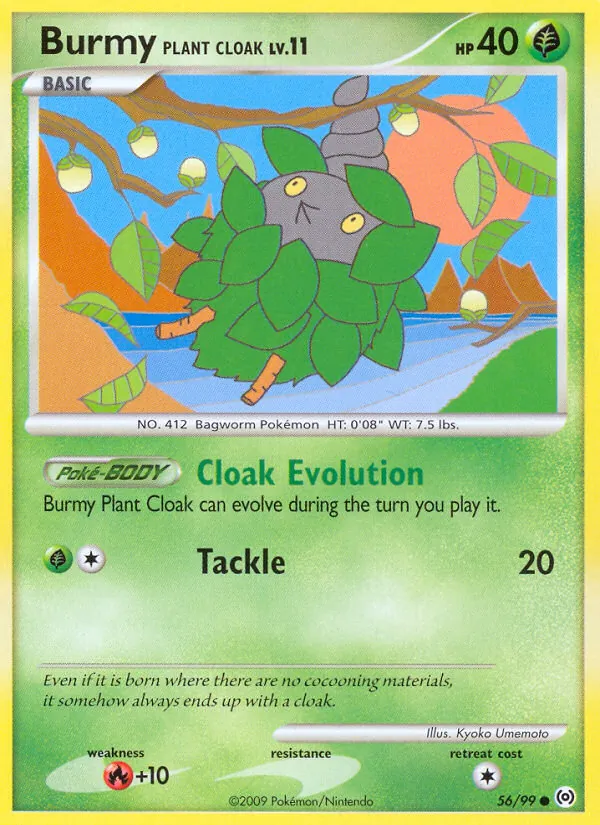Burmy Plant Cloak — Arceus 56/99