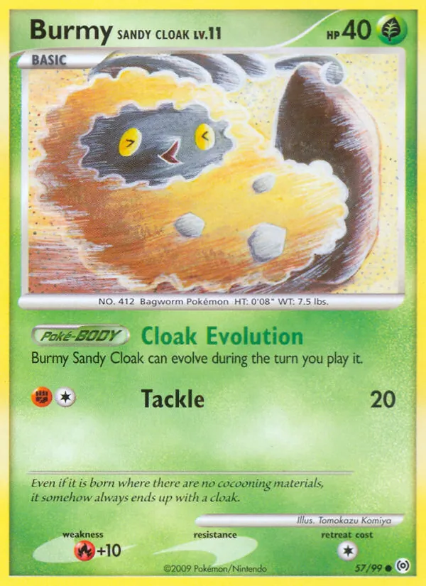 Burmy Sandy Cloak — Arceus 57/99