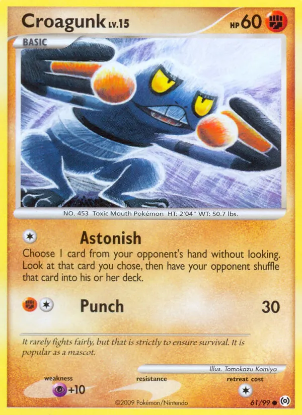 Croagunk — Arceus 61/99