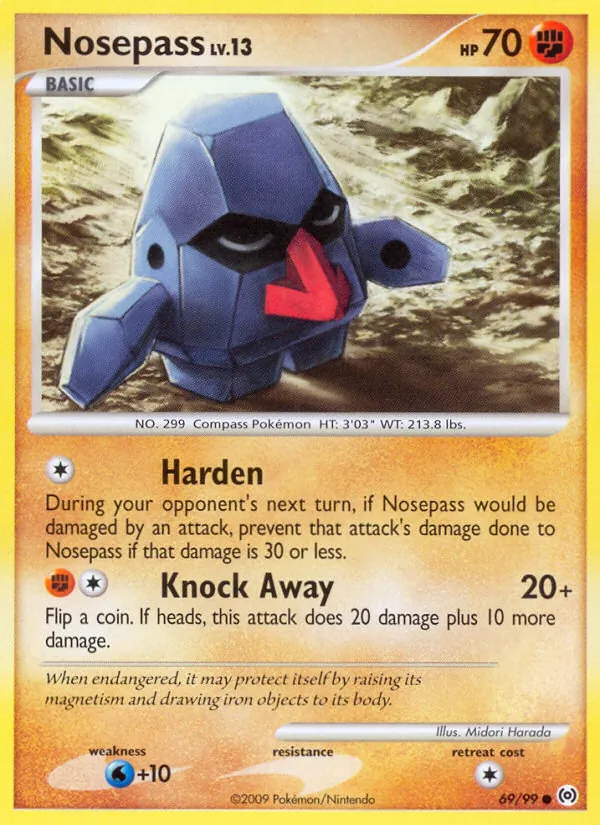 Nosepass — Arceus 69/99