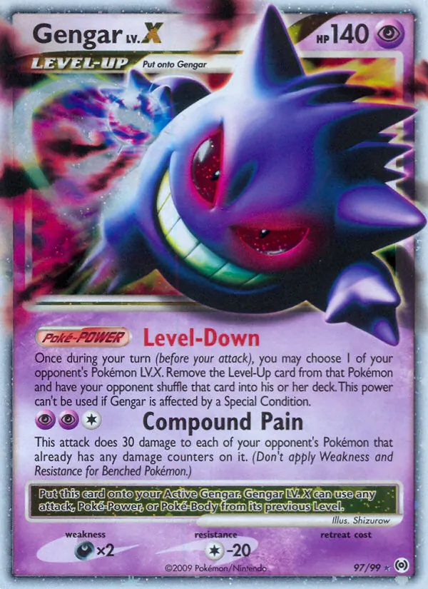 Gengar LV.X — Arceus 97/99
