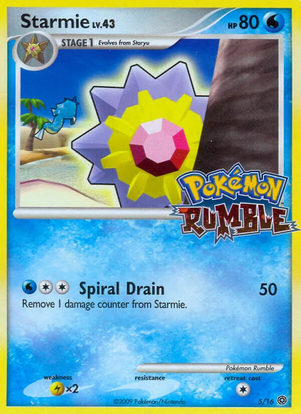 Starmie — Pokémon Rumble 5/16