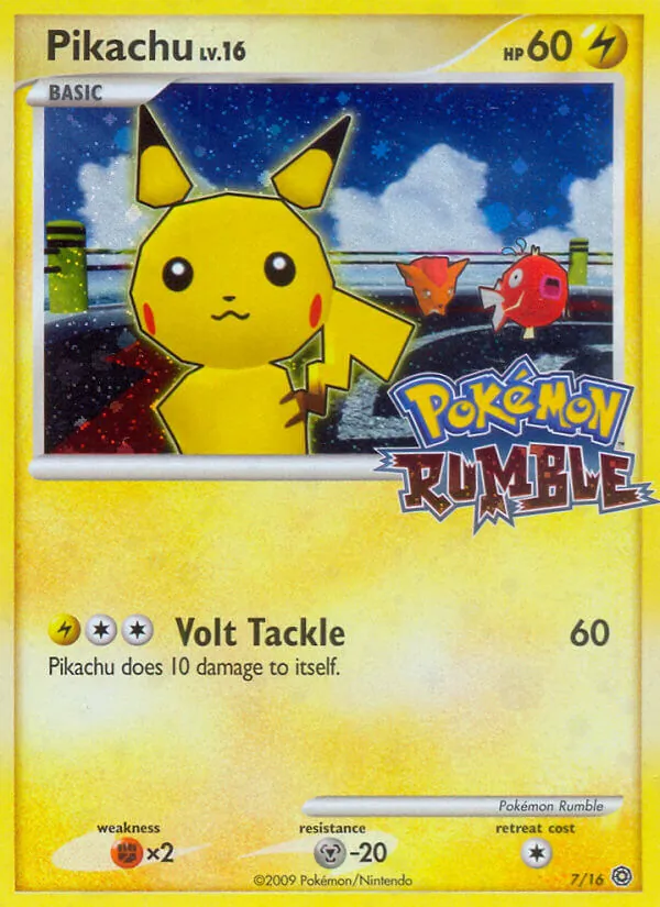Pikachu — Pokémon Rumble 7/16