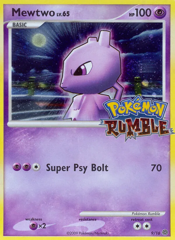 Mewtwo — Pokémon Rumble 9/16