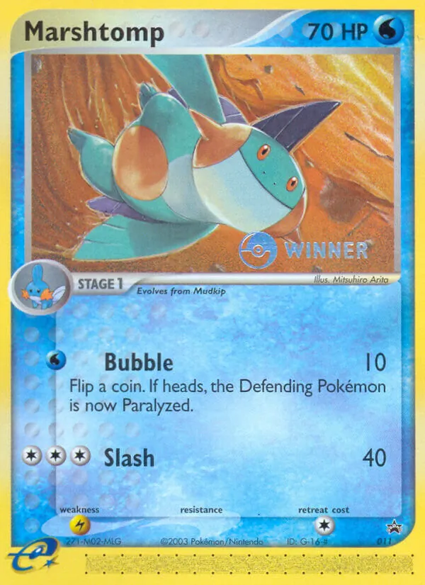 Marshtomp — Nintendo Black Star Promos 11/40