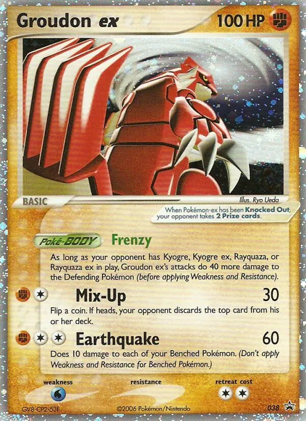 Groudon ex — Promo Nintendo 38/40