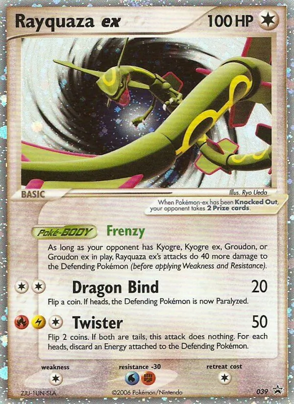 Rayquaza ex — Nintendo Black Star Promos 39/40