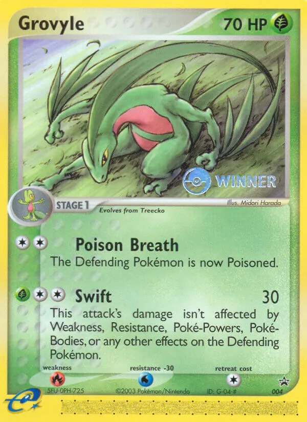 Grovyle — Nintendo Black Star Promos 4/40