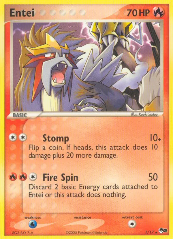 Entei — POP Series 2 1/17