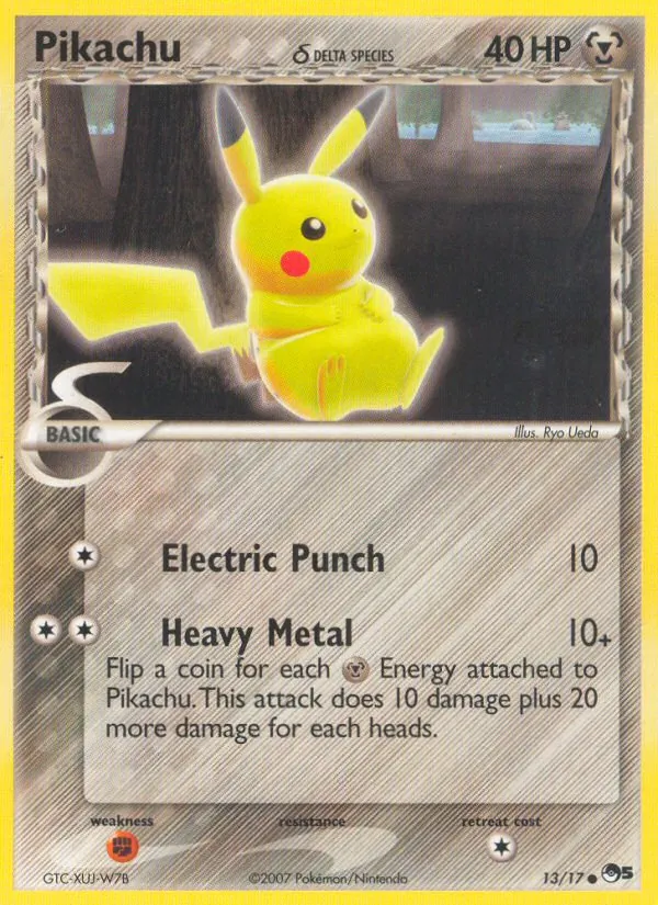 Pikachu δ — POP Series 5 13/17