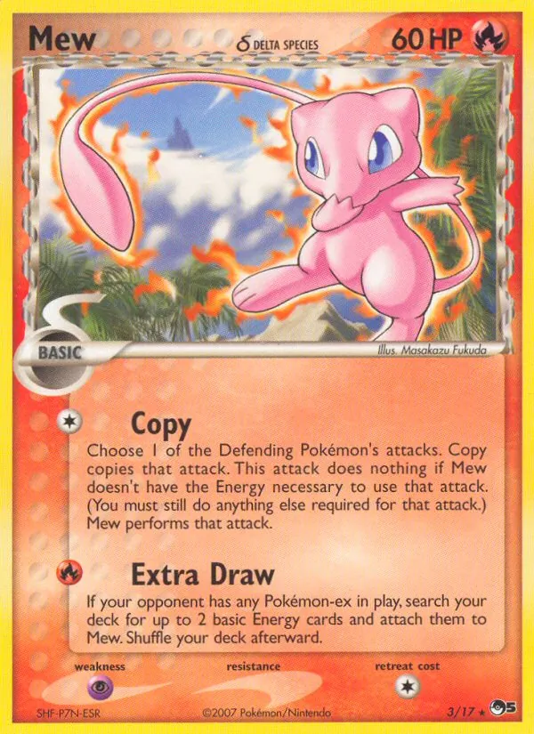 Mew δ — POP Series 5 3/17