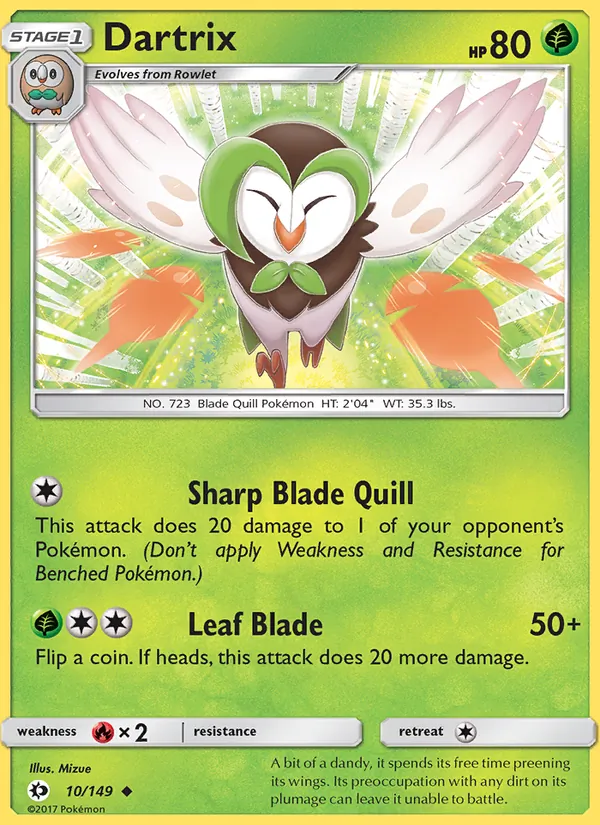 Dartrix — Sun & Moon 10/149