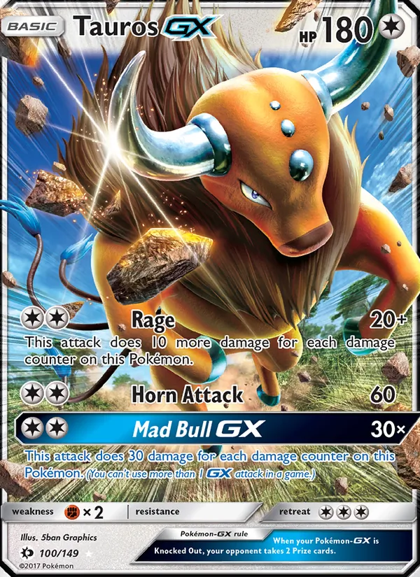 Tauros GX — Sun & Moon 100/149