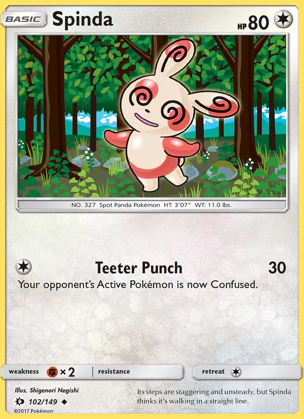 Spinda — Sun & Moon 102/149