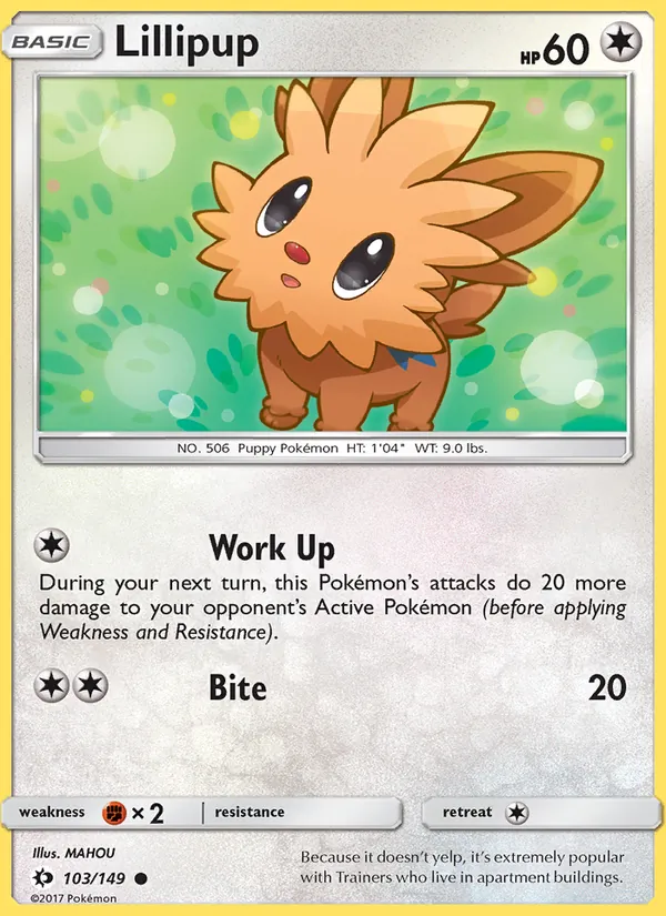Lillipup — Sun & Moon 103/149