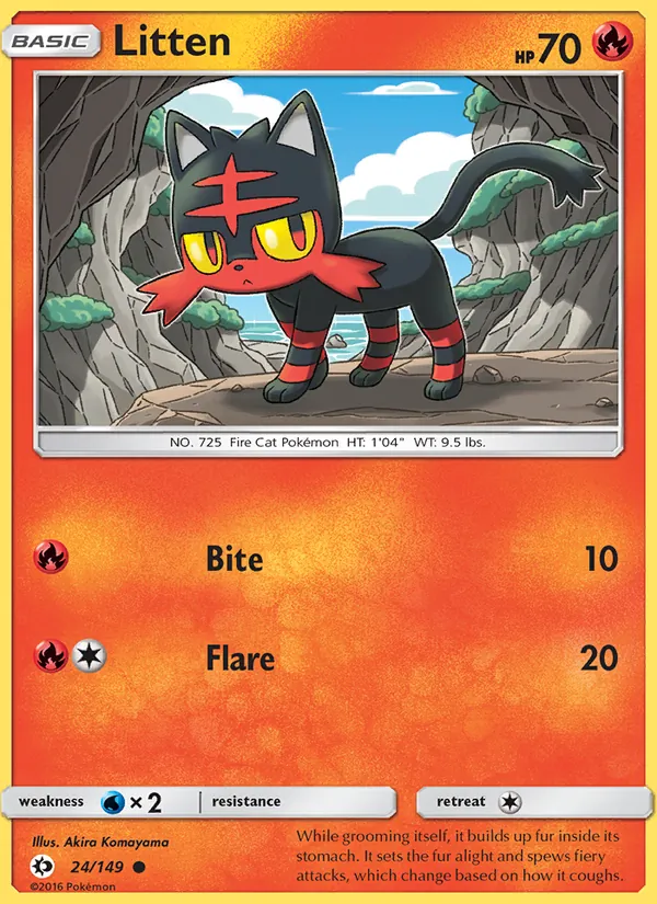 Litten — Sun & Moon 24/149