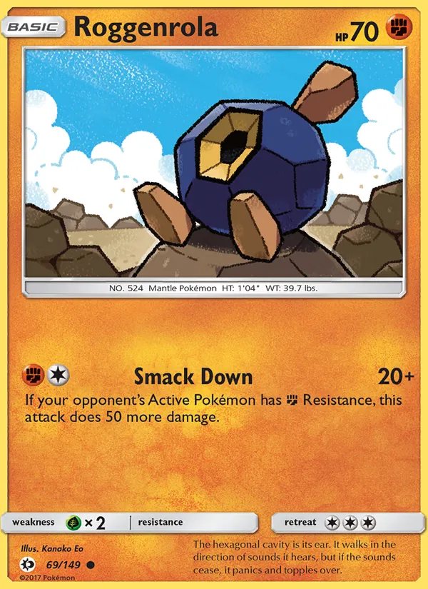 Roggenrola — Sun & Moon 69/149