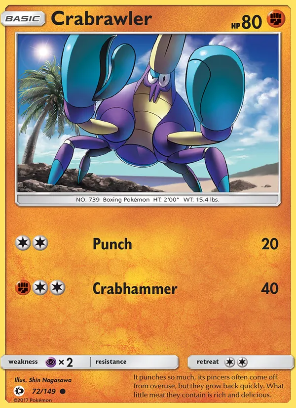 Crabagarre — Soleil et Lune 72/149