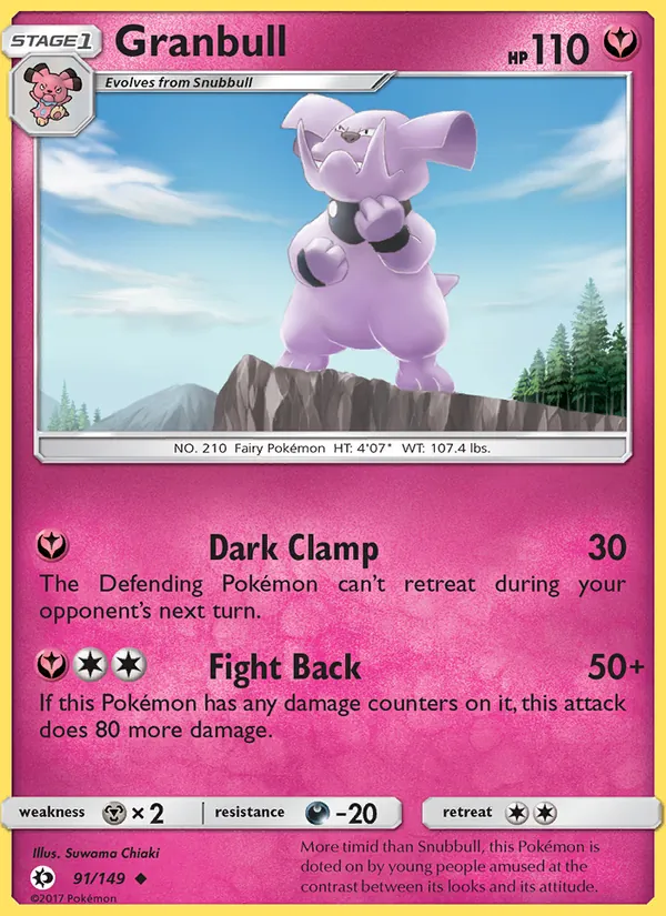 Granbull — Sun & Moon 91/149