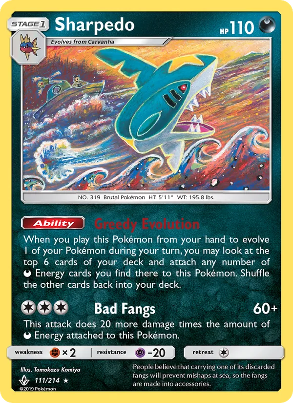 Sharpedo — Alliance Infaillible 111/214