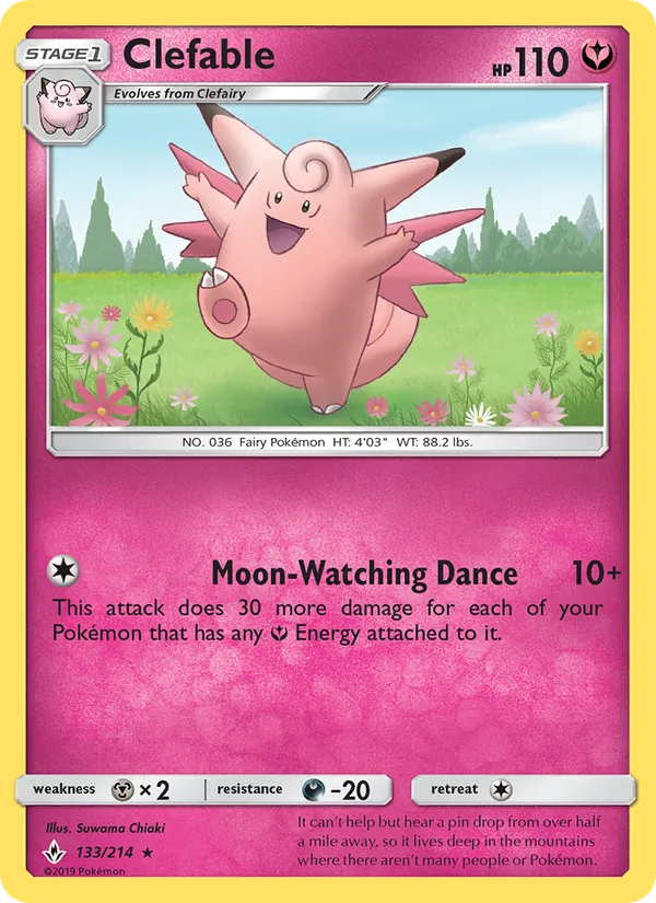 Clefable — Unbroken Bonds 133/214