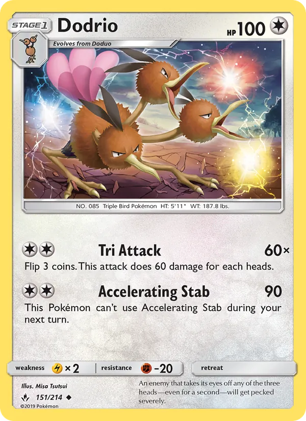 Dodrio — Unbroken Bonds 151/214