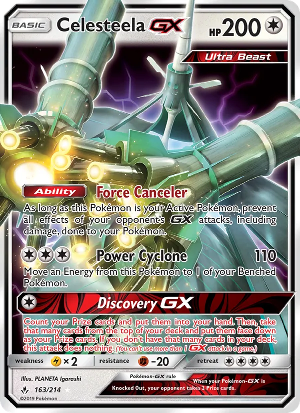 Celesteela GX — Unbroken Bonds 163/214