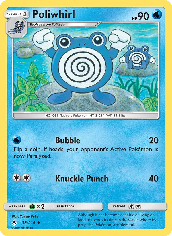 Poliwhirl — Unbroken Bonds 38/214