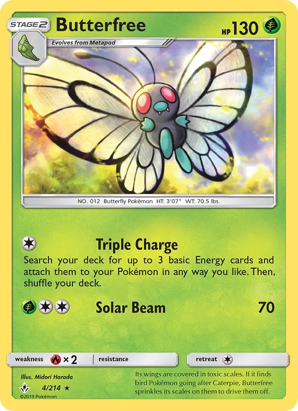 Butterfree — Unbroken Bonds 4/214