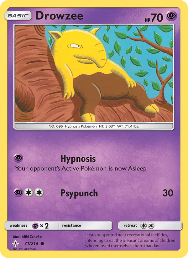 Drowzee — Unbroken Bonds 71/214
