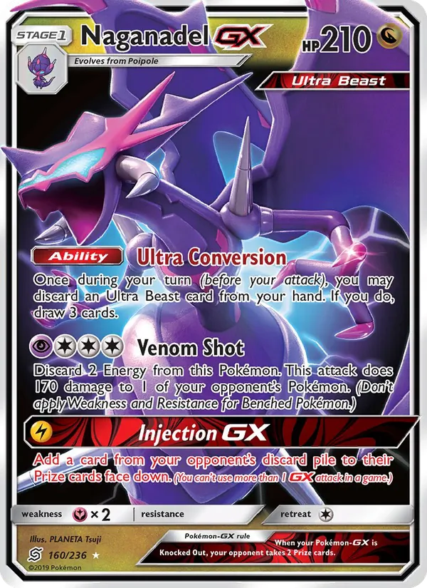 Naganadel GX — Unified Minds 160/236