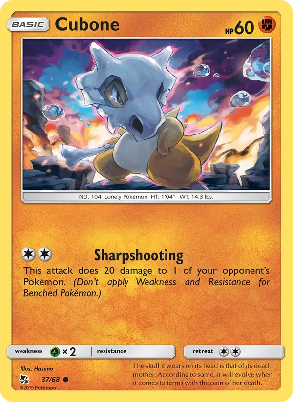 Cubone — Hidden Fates 37/68