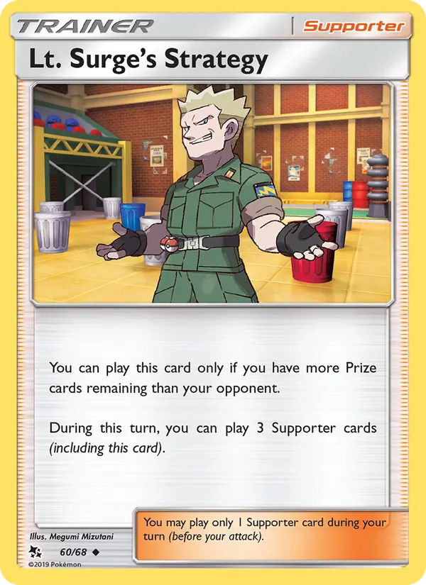 Lt. Surge’s Strategy — Hidden Fates 60/68