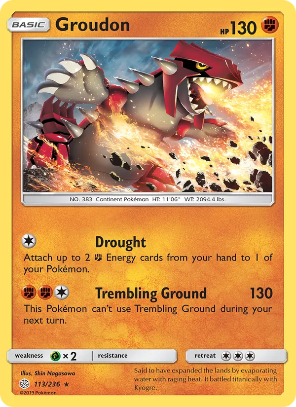 Groudon — Cosmic Eclipse 113/236