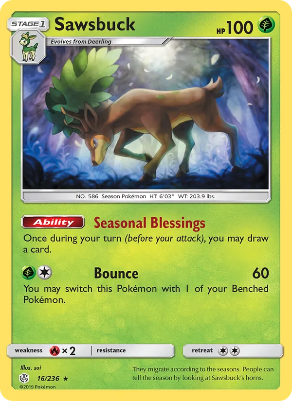 Sawsbuck — Cosmic Eclipse 16/236